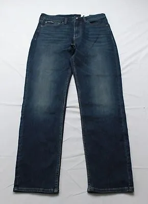 Calvin Klein Mean's Slim Taper Straight Leg Jeans EJ1 Dark Wash Size W30XL30 NWT • $33.99