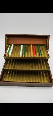 Vintage PARK SHERMAN CO Expanding Case With Vintage Golf Pencils • $39