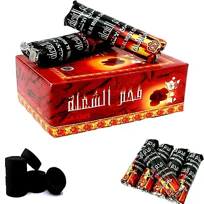 SHISHA HOOKAH CHARCOAL BAKHOOR INCENSE BURNER COAL TABLETS FOR Nakhla UK Seller • £11.99