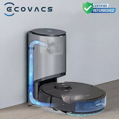 ECOVACS Deebot T8 AIVI+ Robot Vacuum Mop Cleaner Self-emptying Alexa Refurbish • $199.99