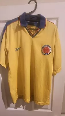 Colombia 98-2000 Home Shirt XL • £50