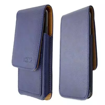 Caseroxx Flap Pouch For Xiaomi Redmi Y2 In Blue Made Of Genuine Leather • $25.14