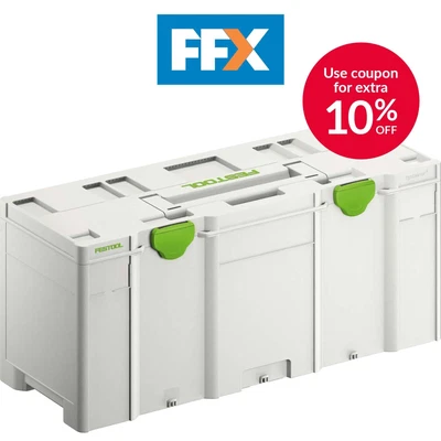 £82.63 • Buy Festool 204851 42.3L 792x296x337mm Systainer³ Case