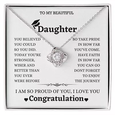 To My Daughter NecklaceGift For Daughter From Dad Graduation Daughter Necklace • $35.99