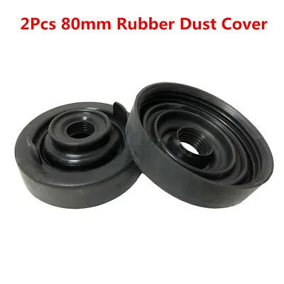 2X Rubber 80mm Car Headlight Dust Housing Cover Kit For HID LED Bulb Seal Cap • $8.62