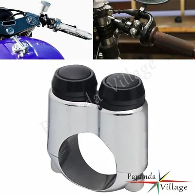 2 Button 7/8'' Handlebar Hand Control Momentary Switch For Harley Cafe Racer  • $19.58