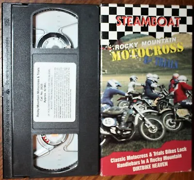 ROCKY MOUNTAIN MOTOCROSS & TRIALS (vhs) VG Cond. Rare. Steamboat Springs. Moto • $9.99