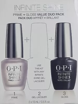 £17.50 • Buy 🔥 OPI Infinite Shine Gel Effects Duo Set Prime / Gloss - 15ml - (Top + Base) 🔥