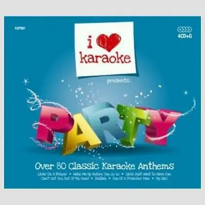 I Love Karaoke Party Pack  - 83 Classics 4 CDG/CD+G Discs Starter Box Set Zoom • £9.99