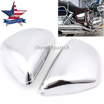 For Yamaha XV 700 750 1000 1100 Virago 84-UP Left Right Chrome Side Panel Cover • $34.40