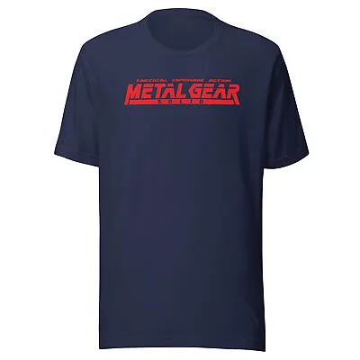 Limited!! Metal Gear Solid Logo Unisex T-Shirt S-5XL • $19.99