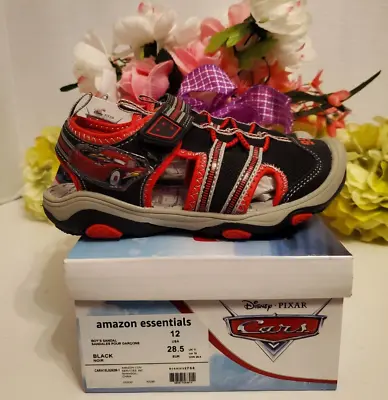 Disney Pixar ~ Cars Lightning McQueen⚡Sandal Shoes Boys Size 12 ~ NEW • £15.04