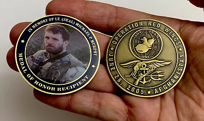 Navy Seal Team 1 Mike Murphy Medal Of Honor Operation Red Wings Challenge Coin ! • $125