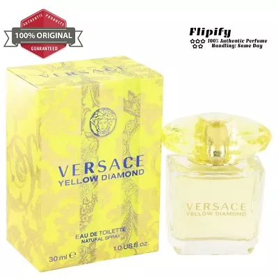 Versace Yellow Diamond Perfume EDT Spray For Women 3 Oz 1.7 Oz 1 Oz 0.17 Oz  • $40.88