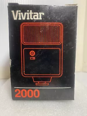 Vtg 231544 Vivitar 2000 Auto Electronic Flash • $17