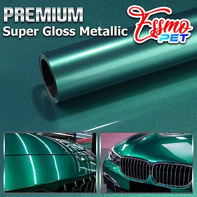 ESSMO PET Super Gloss Metallic Car Vehicle Vinyl Wrap Decal Sticker Like Paint • $4.99