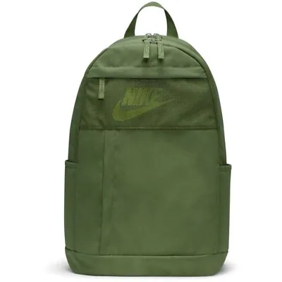 Nike Sportswear Elemental Backpack DD0562 328 Green/Green Size 21L • £26.99