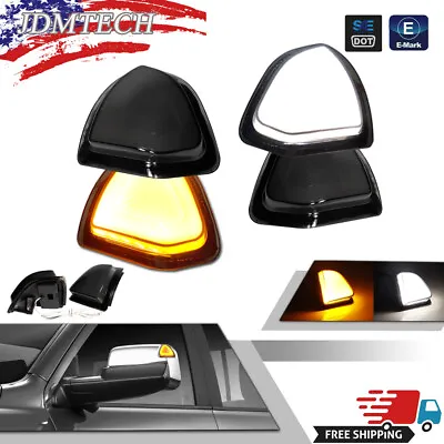 Smoked LED Side Mirror Turn Signal Lights For Dodge Ram 1500 2500 3500 4500 5500 • $32.99