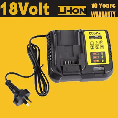 For Dewalt DCB105 DCB200 DCB120 DCB115 DCB112 DCB184 18V Li-ion Battery Charger • $23.89