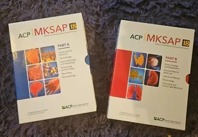 MKSAP 18 11 Book Set By Patrick Alguire (2018 Trade Paperback) Parts A & B.  Y • $125