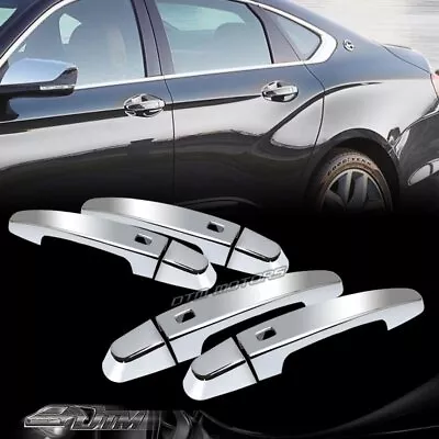 For 2016-2020 Chevy Malibu Mirror Chrome Door Handle Cover Cap Trim W/Smart Hole • $18.99