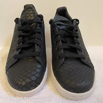 Women's Stan Smith Black/Reptile Leather US 6 • $50