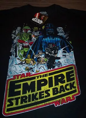 VINTAGE STYLE STAR WARS THE EMPIRE STRIKES BACK T-Shirt MEDIUM NEW BOBA FETT • $20