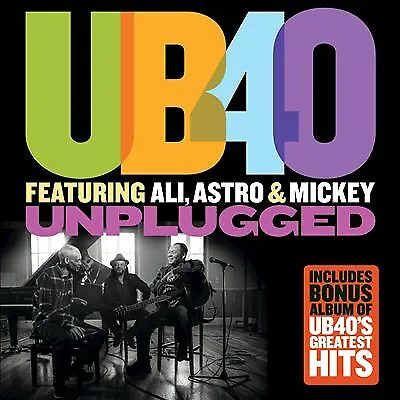 UB40 : UB40 Unplugged Featuring Ali Astro & Mickey/Greatest Hits CD 2 Discs • £3.50