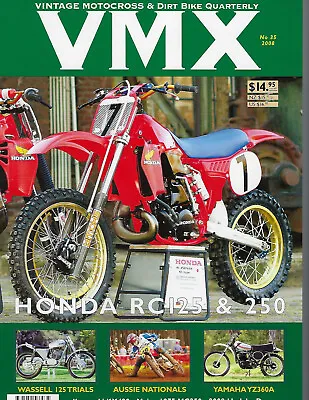 VMX #35 Vtg Motocross Dirt Bike Honda RC125 250 Wassell Yamaha YZ360A Aussie Nat • $28