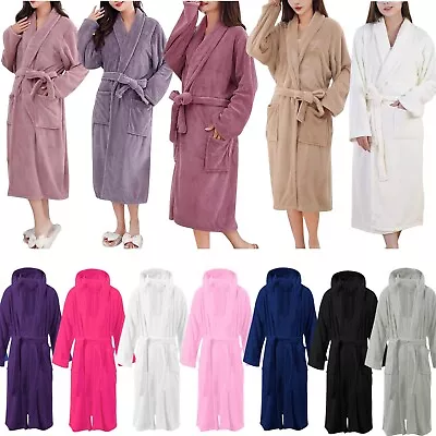 Terry Towel Bath Robe Unisex Luxury Soft Towelling Dressing Gown Towel Shawl 🔥 • £11.98