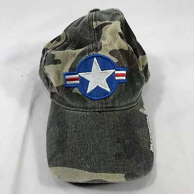 Smithsonian National Air And Space Museum Baseball Cap Hat Camo One Size Fits • $6.98