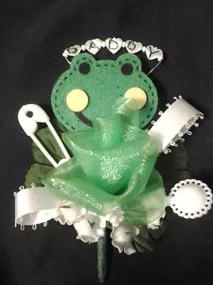 Baby Shower MOMMY Or DADDY Frog Boy Girl Corsage Or Boutonniere  • $3.95