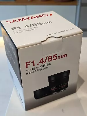 Samyang 85mm F1.4 Lens For Sony E-mount  • £149.99