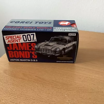 Corgi  04206 James Bond 007 Thunderball Aston Martin DB5 InGold 50th Anniversary • £44