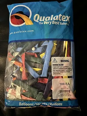 Qualatex 350Q Classic Assortment Latex Modelling Balloons (100ct) • $29.05