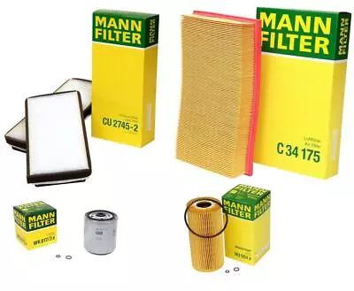 NEW Mann Oil Air Carbon Cabin Fuel Filter Kit For VW Beetle Jetta Rabbit 2.5L L5 • $65.95