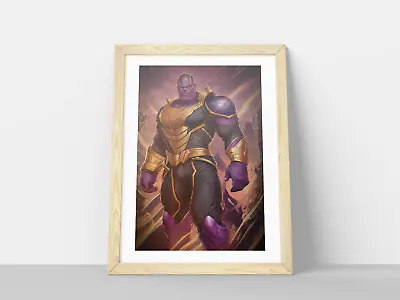 Thanos Marvel Avengers DC Superhero Wall Poster Print A4 - Frame NOT Included • £5.99