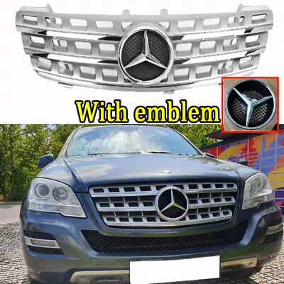 Grille W/Emblem For Mercedes Benz W164 2005-2008 ML320 ML350 ML550 Front Grill • $143.99