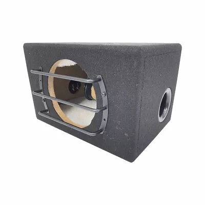8″ Inch Subwoofer Box Fabric Finish With Metal Bar Protection (subwoofer Not Inc • $69