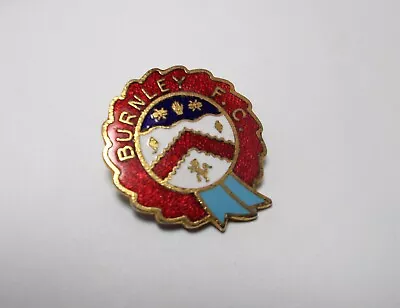 Burnley  Fc  - Vintage Enamel Coffer Rosette Badge • £14.99