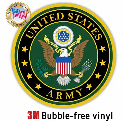 US ARMY MILITARY DECAL WALL HIGH QUALITY STICKER 3M CAR TRUCK Window Laptop • $1.89