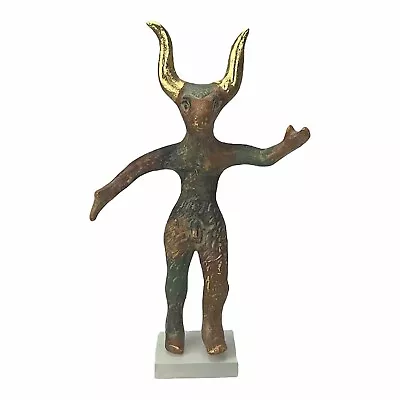 Minotaur Bull Monster Of Knossos Greek Mythology Terracotta Figurine Sculpture • $64.80