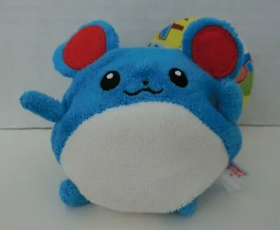 Pokemon Marill Bean Bag Plush Kutakuta Tomy 1999 Vintage Rare New • $55.98