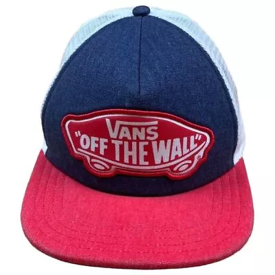 Vans Baseball Cap Vintage Baseball Skate Surf Hipster Y2k USA Off The Wall Cap • £22.50