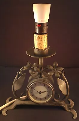 Vintage Art Deco Design Table Lamp - Smiths Sectric Electric Clock • $9.93