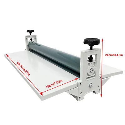 25 Manual Cold Roll Laminator Cold Film Laminating Machine W/Adjustable Pressure • $133.77