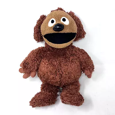 Disney Store Muppets Rowlf The Dog Plush 16  Beanie Bottom Brown Puppy • $79.99