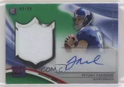 2013 Topps Platinum Refractor Green /99 Ryan Nassib RPA Rookie Patch Auto RC • $12.03