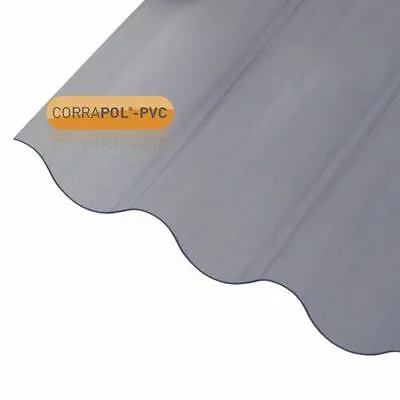 Clear Corrugated Roofing Sheets 950mm Wide | Fixing Screws | DIY | Fast Delivery • £5.15