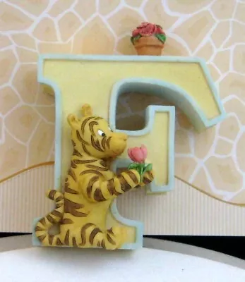 Disney Classic Winnie The Pooh Tigger Alphabet Letter F Michel & Co Wall Decor • $13.48